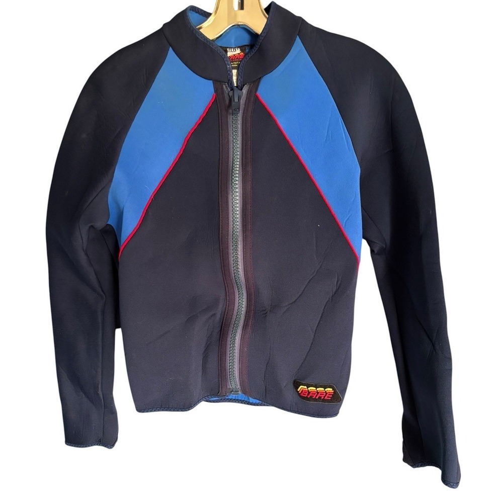 Vintage BARE Size M/L Scuba Diving Neoprene Wetsuit Jacket Kayak Surf Snorkel